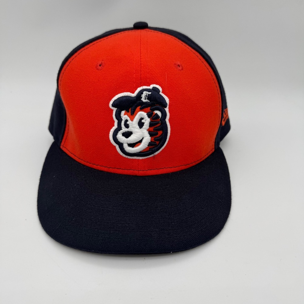 New Era 59FIFTY Connecticut Tigers MiLB Hat Mens 7 1/4 Orange Mascot Fitted